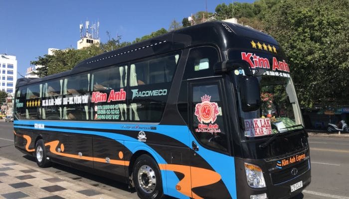 Địa chỉ văn phòng và thông tin liên hệ nhà xe Kim Anh