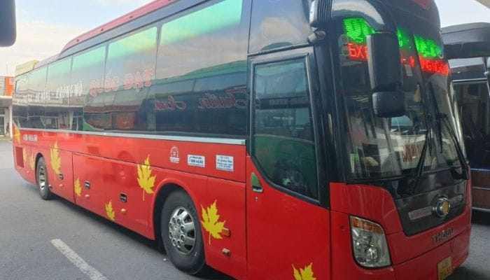 Hệ thống văn phòng và thông tin liên hệ nhà xe Quốc Đạt