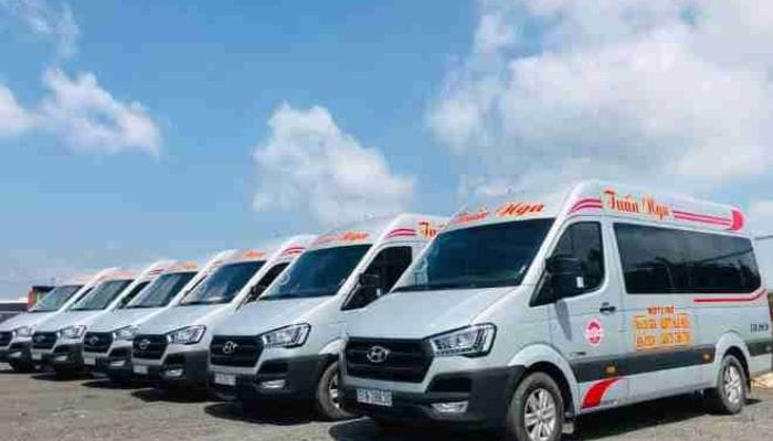 Bảng giá vé tham khảo của nhà xe Tuấn Nga