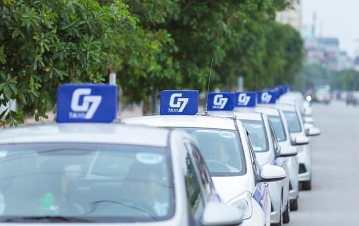 G7 Taxi là thương hiệu dịch vụ vận tải hành khách quen thuộc với người dân Long Biên