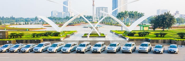 Taxi Phú Mỹ có đội xe đa dạng, điều xe nhanh chóng
