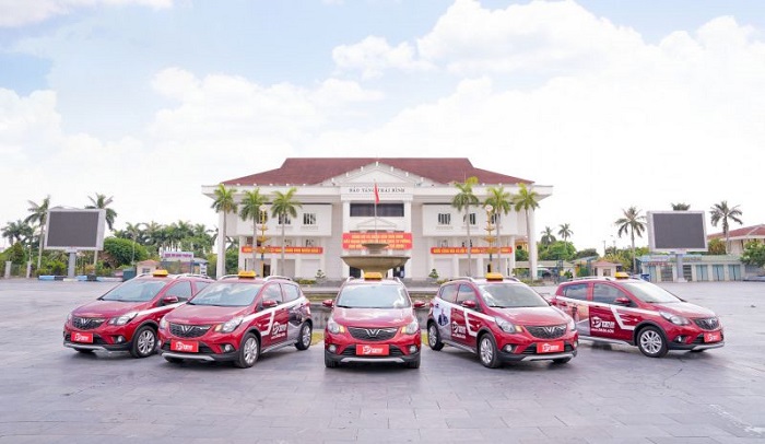 Taxi Hoàng Hà sở hữu đội xe số lượng lớn, phục vụ nhanh chóng