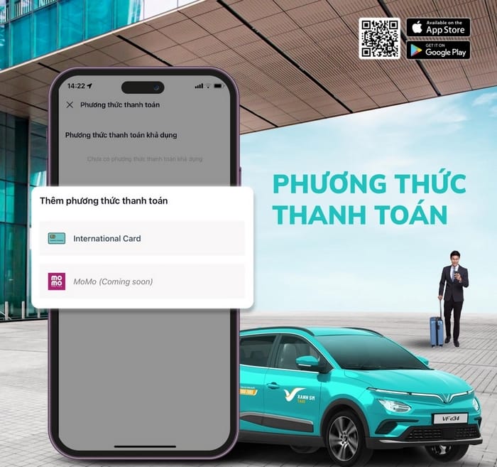 Khách hàng có thể thanh toán dịch vụ taxi Xanh Bà Rịa qua nhiều hình thức khác nhau