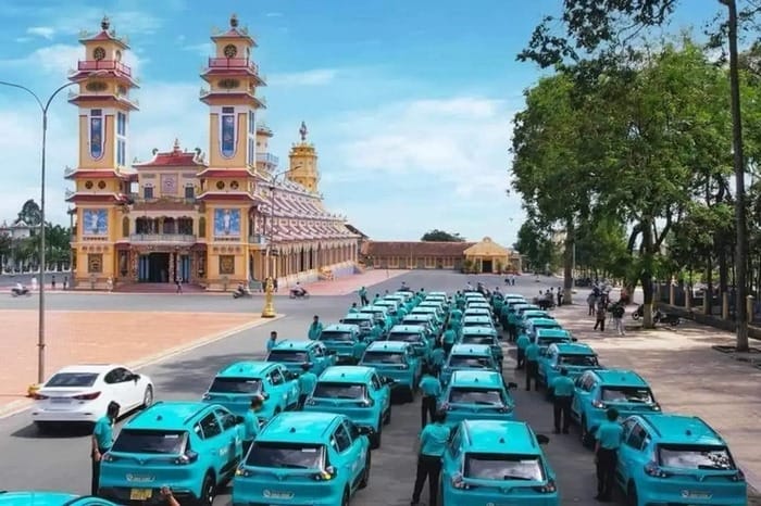 Taxi Xanh SM Tây Ninh có đội xe đông đảo, xe hiện đại, tiện nghi