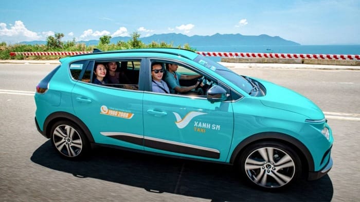 Taxi Xuyên Mộc Xanh SM là hãng duy nhất phục vụ xe điện hiện đại, không tiếng ồn và không phát thải