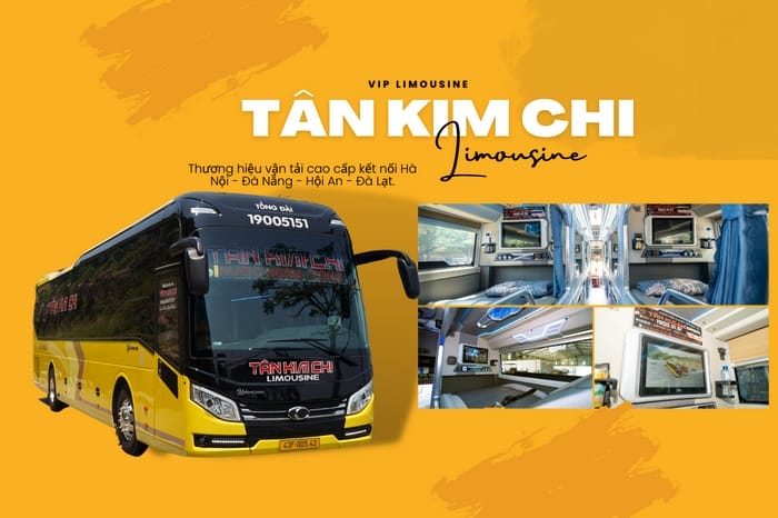 Tân Kim Chi là lựa chọn xe giường nằm đi Đà Nẵng lý tưởng với tiện nghi đầy đủ, nội thất sang trọng