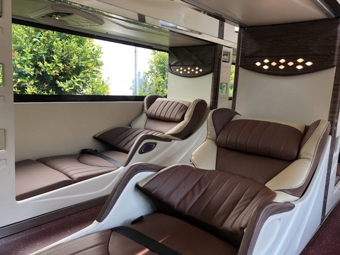 Trải nghiệm cao cấp của xe giường nằm đi Nha Trang của nhà xe A Ba